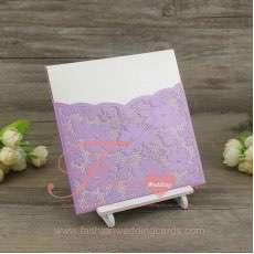 Lilac Laser Cut Wedding Invitations Melbourne